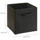 thumbnail image 4 of Cajón de tela ClosetMaid 26 cm negro de polipropileno, 4 of 4