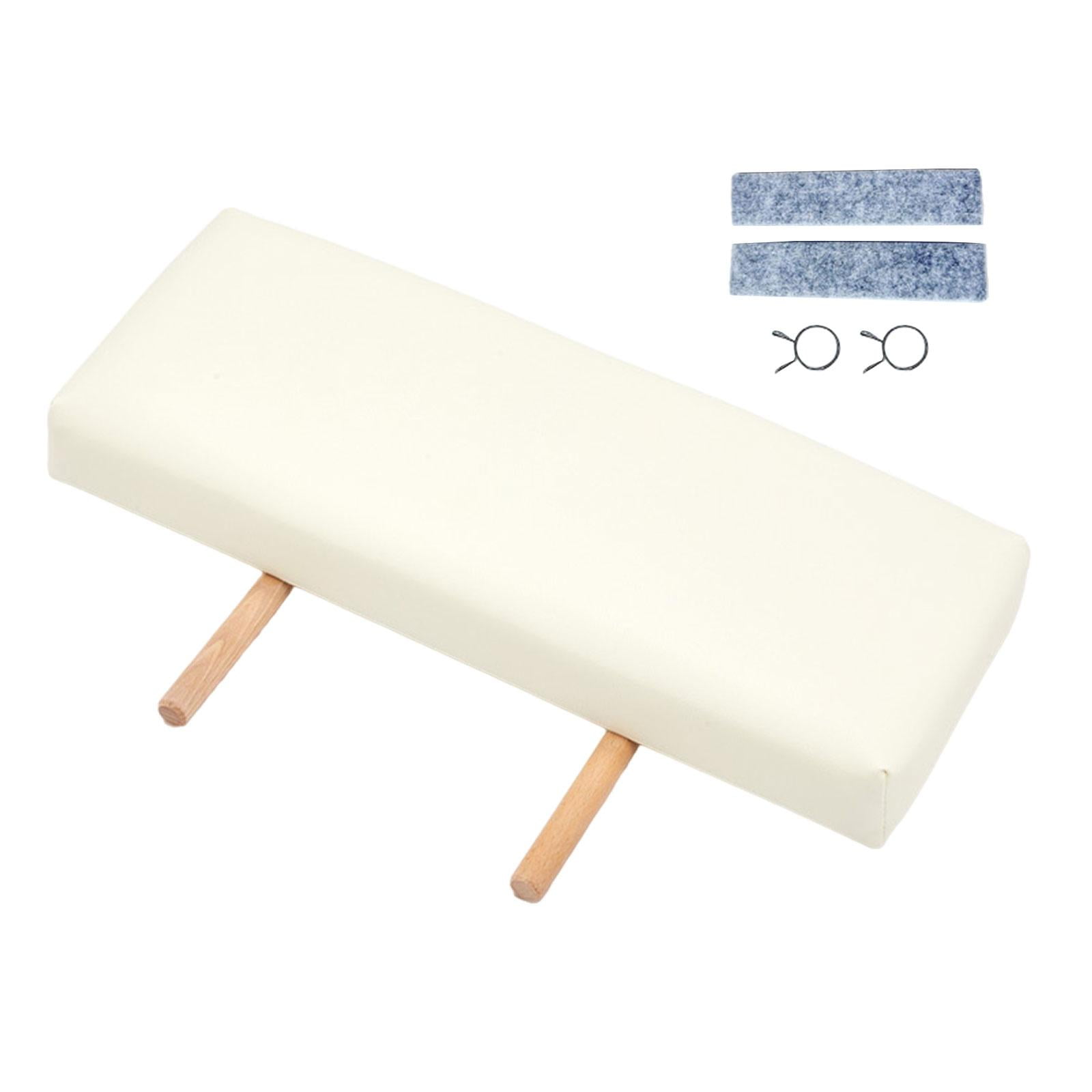 Ioensy - Extensor De Longitud Para Mesa De Masaje, Inserto Simple, Cubierta Universal De Pu, Almohadilla De Extensión Beige