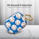 thumbnail image 4 of Funda QQKVFNG Pro 3 (2025) para AirPod con llavero de béisbol, 4 of 6