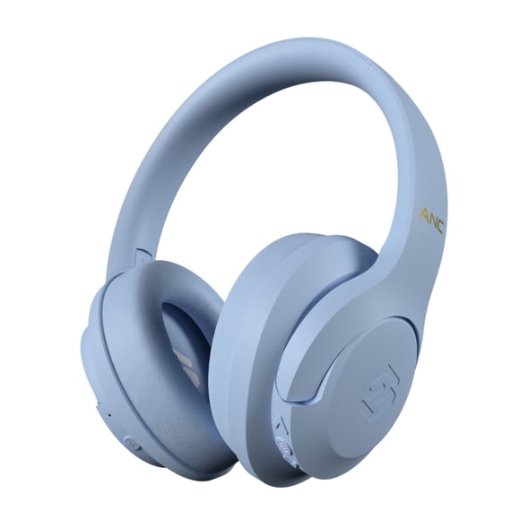 Audífonos Over Ear Pulse ANC Bluetooth - Aux Jack 3.5 Celeste