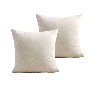 Genérico - Set De 2 Fundas De Cojines Diseño Maillard 45Cm X 45 Cm Beige