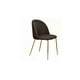 thumbnail image 1 of Silla Gabrielle Lino Patas Doradas Negra, 1 of 3