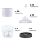 thumbnail image 3 of Sistema de vaso para pistola de pintura Throohills 180 ml, kit de 50 vasos, 3 of 6
