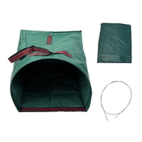 Xusx111 - Colector De Hojas, Gran Jardín Polvo-Tipo Césped Y Bolsas De Hojas, Bolsas De Jardín Reutilizables De 150L Para Hojas, Desechos, Césped, Recortes, Basura De Césped (Verde 59 * 56 * 43 Cm)