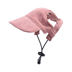 Ioensy - Gorra De Béisbol Para Perro, Con Cordón Ajustable, Informal, Para Mascotas, Para Exteriores, Todas Las Estaciones, Color Rosa S