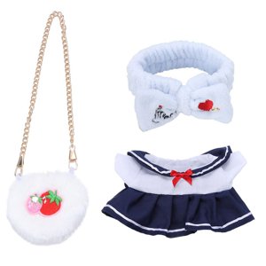 Magideal - Conjunto Informal De Ropa De Muñeca De Peluche Suave De Muñeca Lindo Ropa De Juguete De Peluche , Inclinarse