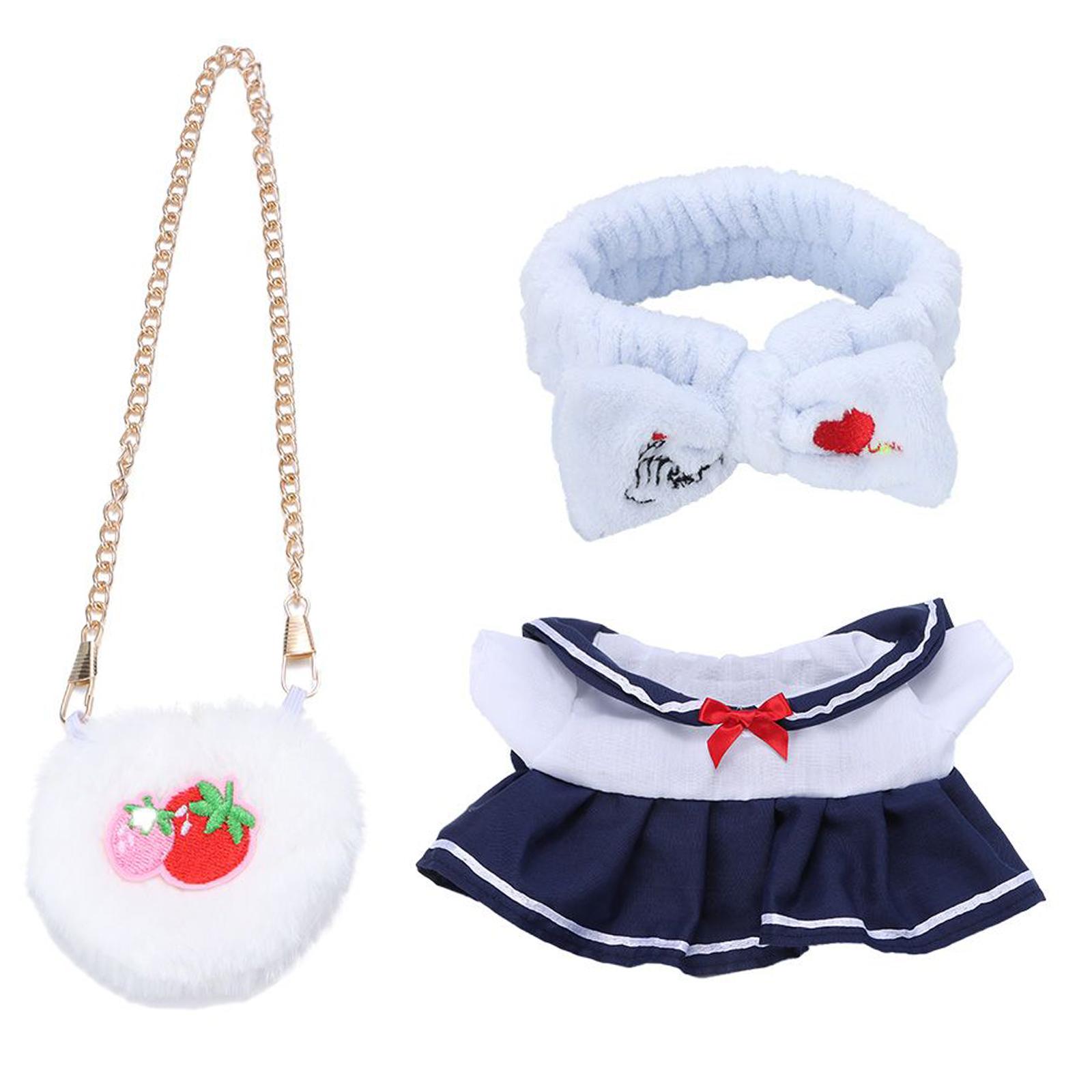 Magideal - Conjunto Informal De Ropa De Muñeca De Peluche Suave De Muñeca Lindo Ropa De Juguete De Peluche , Inclinarse