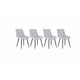 thumbnail image 4 of Pack de 4 Silla Comedor Tercio Roma Patas Negras - Gris, 4 of 4
