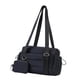thumbnail image 5 of Bolsa de gimnasio de viaje con cartera pequeña, bolsa de lona para deportes, adultos, viajes, fitness , Negro, 5 of 5