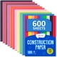 thumbnail image 1 of Papel de construcción Alitte, varios colores, 600 hojas, 9 x 12, 1 of 6