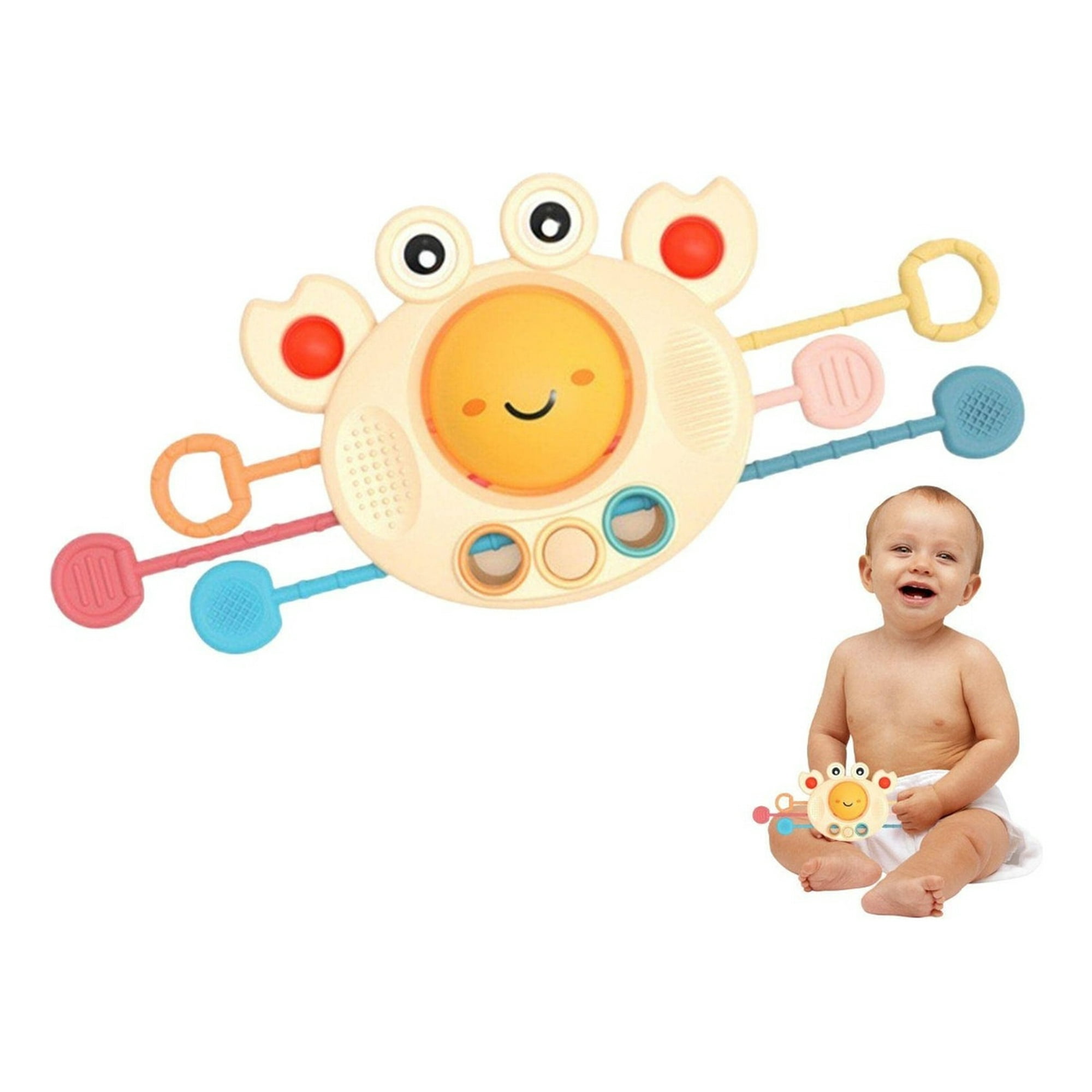 Genérico - Sonajero Juguete Sensorial Denticion Estimulacion Bebe Lau