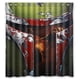thumbnail image 1 of Cortina de ducha de Star Wars, juego de cortina de baño con ganchos, tamaño 60 x 72 pulgadas, 1 of 3