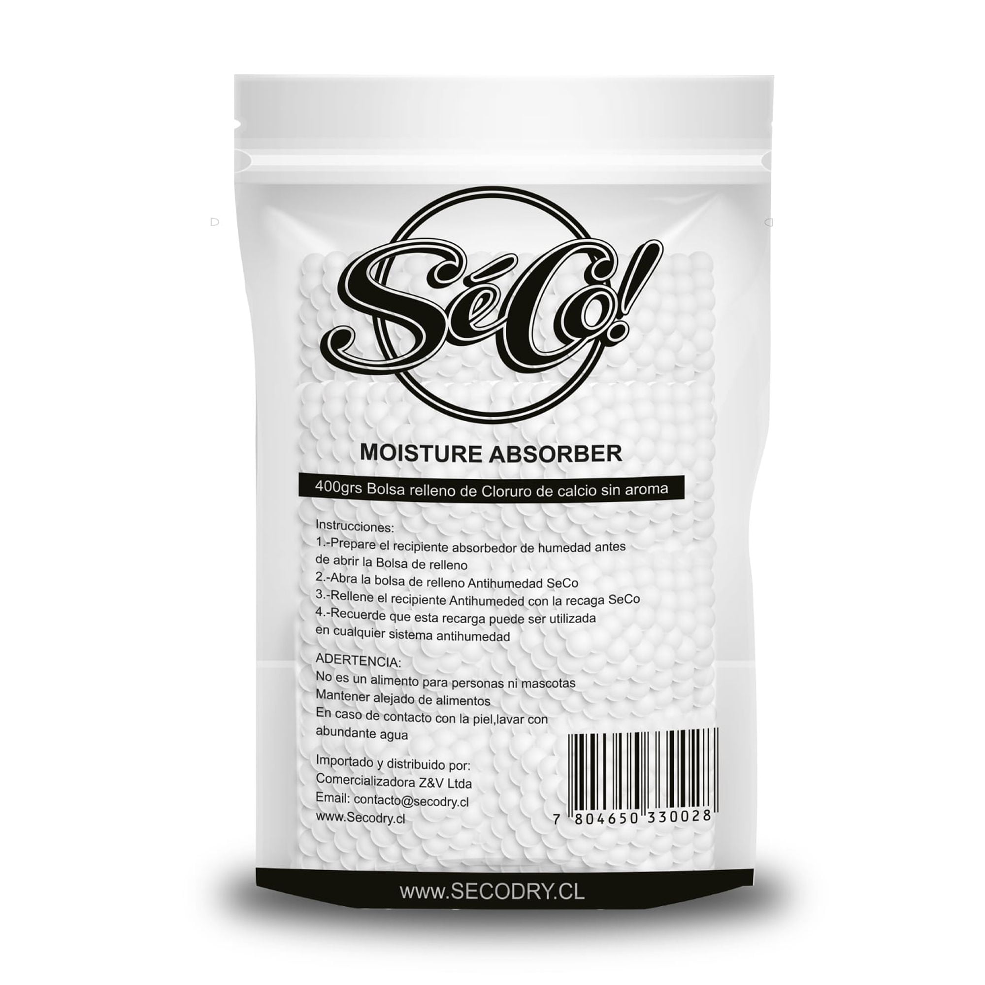 Recarga De Absorbente De Humedad 400grs - Séco!