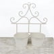 thumbnail image 2 of Macetero Doble Colgante Blanco, 2 of 3
