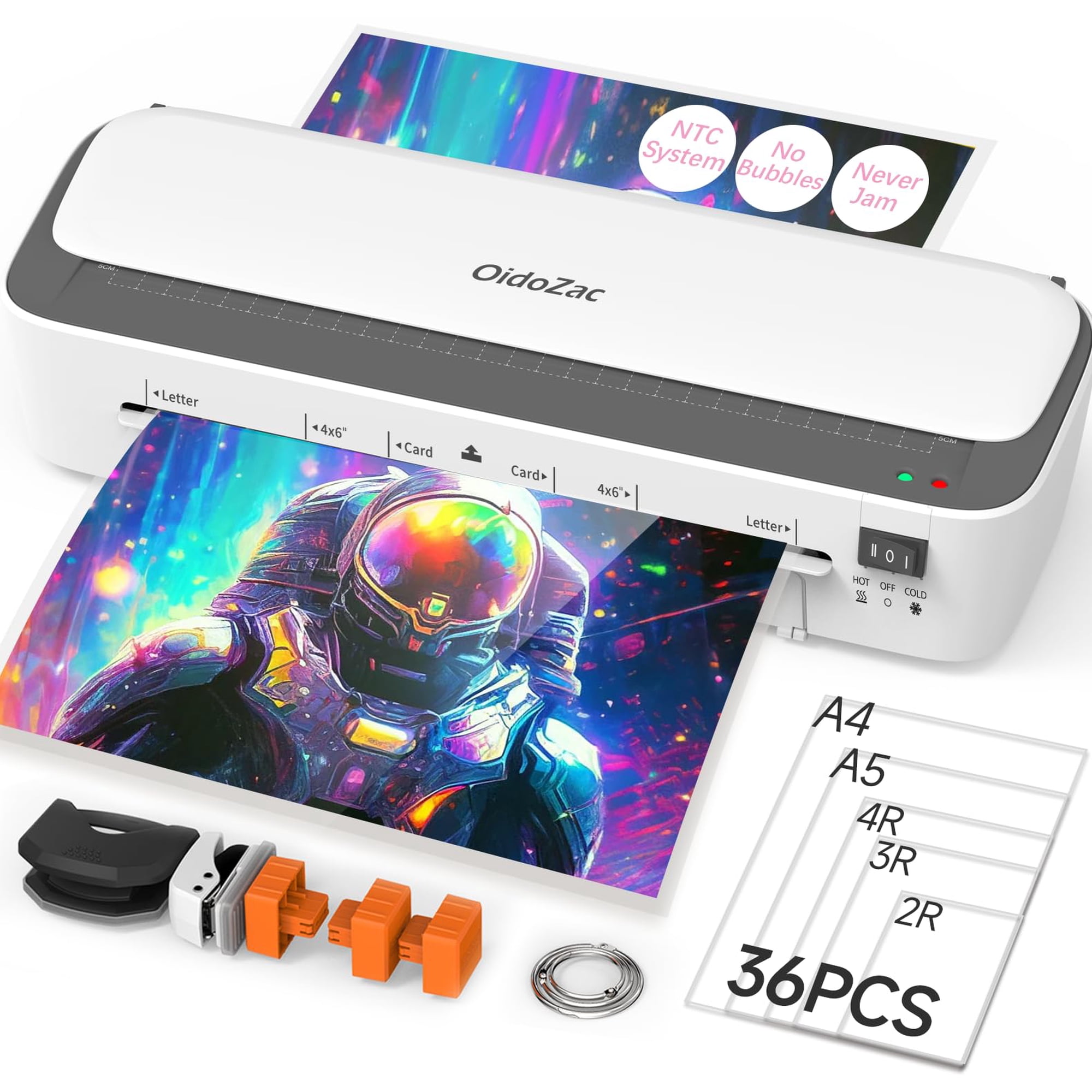 Máquina Laminadora Oidozac 11 En 1 9 Pulgadas A4 Con 36 Hojas