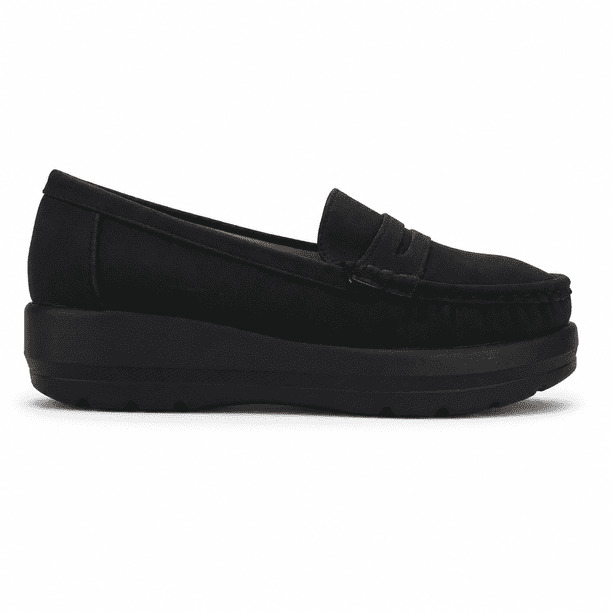 Mocasin Negro Mujer Casual Chalada Canda