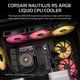 thumbnail image 2 of Refrigeración líquida para CPU CORSAIR NAUTILUS 240 ARGB RS120, 2 of 3