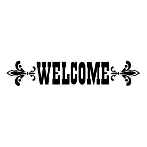 Rienda Libre Graphics - Decomural Welcome Sign Cowboy Ws-17010