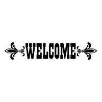 Rienda Libre Graphics - Decomural Welcome Sign Cowboy Ws-17010