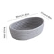 thumbnail image 2 of Xiao Hua Canasta de Almacenamiento Tejida de Cuerda de Algodón, Canasta de Almacenamiento Gris, Canasta para Crianza, Estante para Ropa de Juguete de Bebé Debajo de la Canasta Grande, 1 Pieza, 2 of 4
