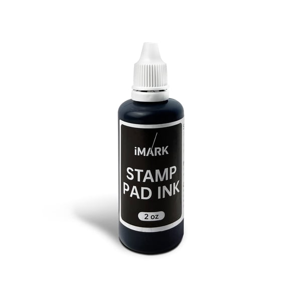 Tinta de recarga iMark Premium para sellos autoentintables, color negro para daters