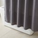 thumbnail image 2 of REGALWOVEN Cortina de Ducha Moderna de Tejido de Waffle con 12 Ganchos Impermeable para Baño Gris 71"W x 71"L, 2 of 5