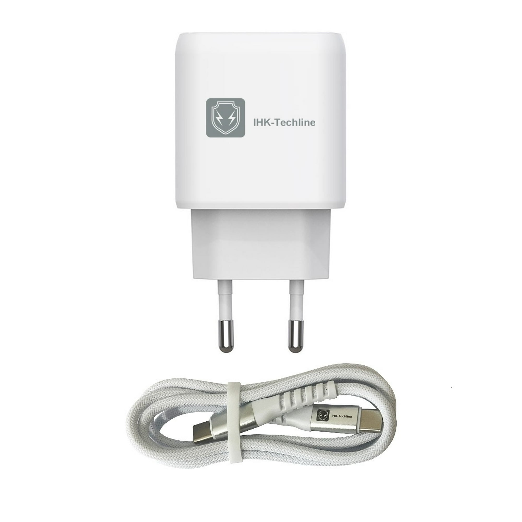 Ihk-techline - Cargador 25w Carga Rápida Con Cable C A C Para Samsung Y Android