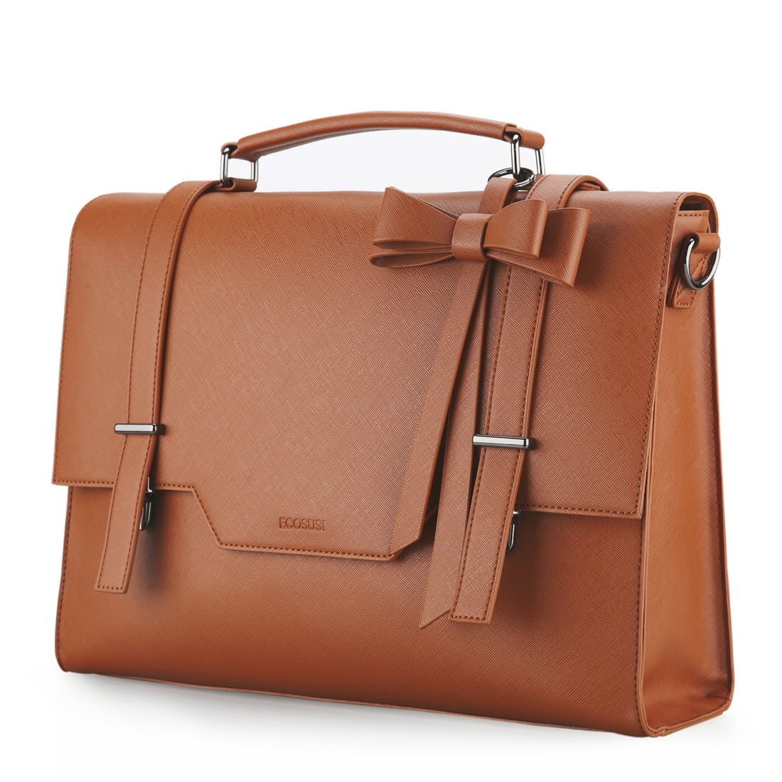 Ecosusi - Bolso Maletín Works Para Laptop De Hasta 15.6 - Camel