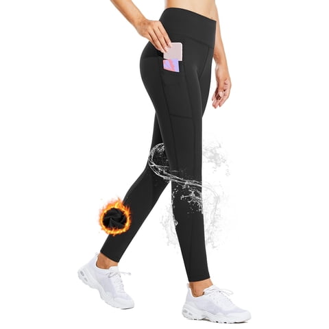 Leggins Baleaf Con Forro Polar, Impermeables, Térmicos, De Invierno, Talla M