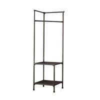 Bothyi - Perchero De Piso Bufanda Sombreros Suéteres Chaquetas Dormitorio Gran Capacidad Perchero Negro De Dos Capas