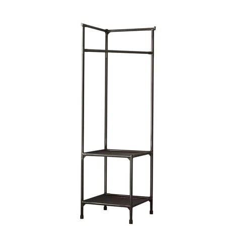 Bothyi - Perchero De Piso Bufanda Sombreros Suéteres Chaquetas Dormitorio Gran Capacidad Perchero Negro De Dos Capas