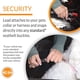 thumbnail image 3 of Asiento de coche para perros K&H PET PRODUCTS Buckle N' Go para mascotas grandes, 3 of 8