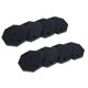 thumbnail image 2 of 8PCS Kit De Equipo De Almohadillas De Brazo De Elevación De Goma De Servicio Pesado, Octágono Negro, 2 of 5