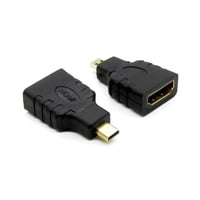 Gen - Adaptador Conversor Hdmi A Micro Hdmi Pantalla Camara Notebook Y/O Led