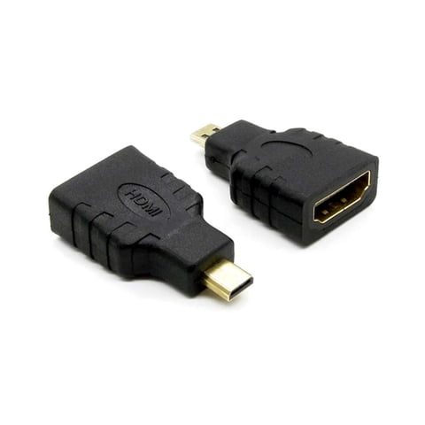 Gen - Adaptador Conversor Hdmi A Micro Hdmi Pantalla Camara Notebook Y/O Led