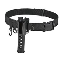 Ioensy - Soporte Para Caña De Pescar, Cinturón De Vadeo Ajustable Para Caña De Pescar, Fundición En Agua Salada, Negro