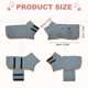 thumbnail image 2 of Uxcell Abrigo Secador para Perros, Batas para Perros Después del Baño Bata Súper Absorbente Toalla Suave Ajustable, (M, Gris y Ribete Naranja), Diseñado para Secado Rápido, 2 of 7