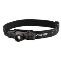 Linterna Frontal Coast Xph30R Recargable Negra