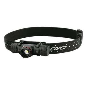 Linterna Frontal Coast Xph30R Recargable Negra