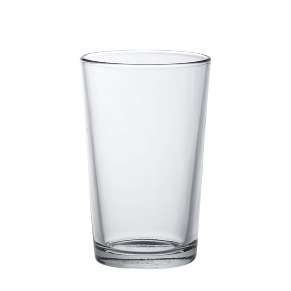 Vaso de vidrio Duralex Unie, 290 ml, juego de 6 unidades, transparente