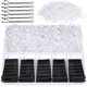 thumbnail image 1 of Kit de Horquillas YGDZ de 750 Piezas: 250 Horquillas Negras de 2 Pulgadas de Acero, 1 of 3