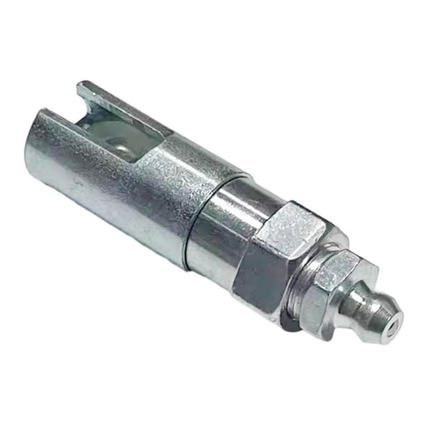 Acoplador de grasa de 90 grados, adaptador de grasa, piezas de repuesto resistentes, acoplador de grasa ranurado de empuje duradero, roscas NPT de 1/8
