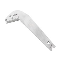 Magideal - Medidor De Ángulo De Broca De Acero Inoxidable, Herramienta De Medición De Resistencia Al Desgaste De 118 Grados, Transportador De Molienda, Plantilla