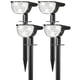 thumbnail image 1 of Focos solares GKGG de 76 LED, IP65, impermeables, paquete de 4, 1 of 9