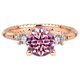 thumbnail image 2 of Anillos de Moissanita de 2 Uds Azul/rojo/rosa Color D Claridad VVS1 Anillos de Diamante para Mujer Anillos de Compromiso de Moissanita de Plata Esterlina S925 con Certificado, 2 of 9