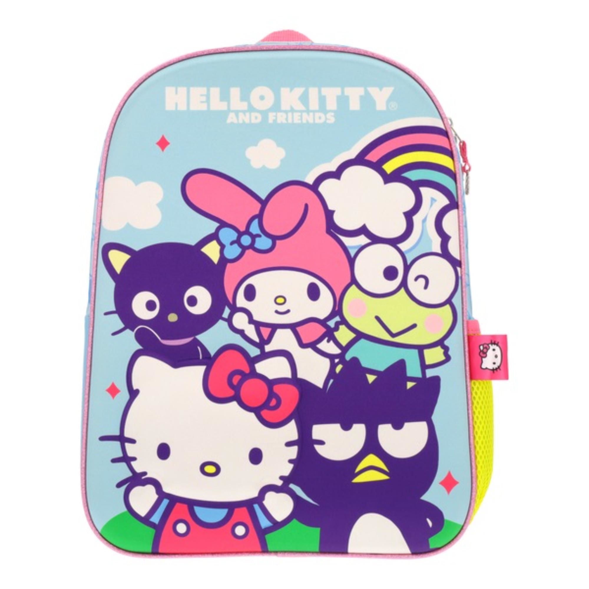 Set Mochila Con Lonchera Más Estuche Niña Hello Kitty