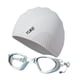 thumbnail image 3 of Gafas De Natación Con Gorro Ajustable Para Mujer Y Hombre, Color Blanco, 3 of 5