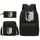 thumbnail image 2 of 3pcs Backpack Crossbody Bag And Pen Bag Set, Fashionable Print Backpack, Large Capacity Travel Bag, Students School Bag, Men And Women Lightweight Bag, 2 of 5