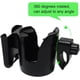 thumbnail image 5 of Portavasos universal 2 en 1 con soporte para teléfono, para cochecito, bicicleta, silla de ruedas, andador y scooter, color negro, 5 of 6