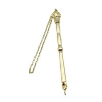 Bothyi - Puntero Yad Torá Herramienta De Lectura Asistente De Mano Puntero Manual Yad Puntero Bíblico Cabeza De Corona Dorada